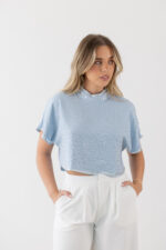 CAMISOLA MANGA CURTA COM APLICAÇÕES LANÇA PERFUME - Image 5