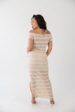 CONJUNTO TOP E SAIA EM TECIDO RENDADO PONTO CHIC - Image 5