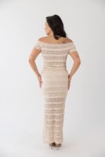 CONJUNTO TOP E SAIA EM TECIDO RENDADO PONTO CHIC - Image 4