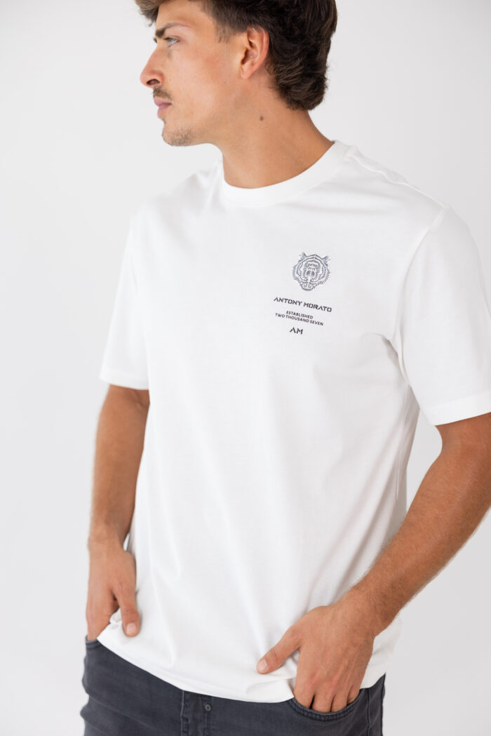 T-SHIRT BRANCA ESTAMPADO TIGRE NA COSTA  ANTONY MORATO - Imagen 3