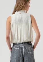 BLUSA BRANCA COM PREGAS FRACOMINA - Image 4