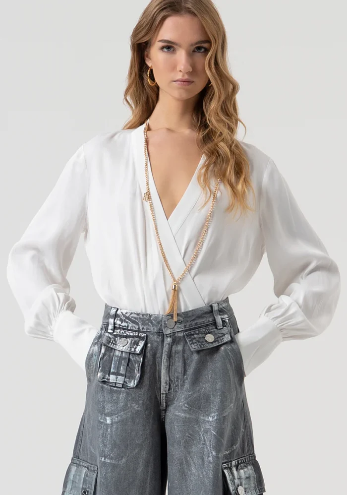BODY BRANCO FLUÍDO FRACOMINA - Image 1