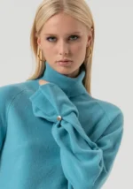 CAMISOLA AZUL DE MALHA FRACOMINA - Imagen 3