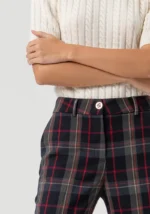 CALÇA EM TECIDO XADREZ FRACOMINA - Image 2