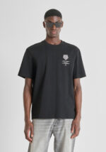 T-SHIRT PRETA ESTAMPADO TIGRE NA COSTA ANTONY MORATO