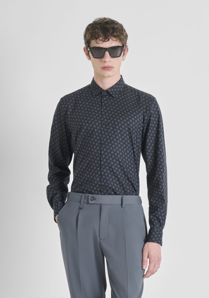 CAMISA ESTAMPADO AZUL  ANTONY MORATO - Imagen 1