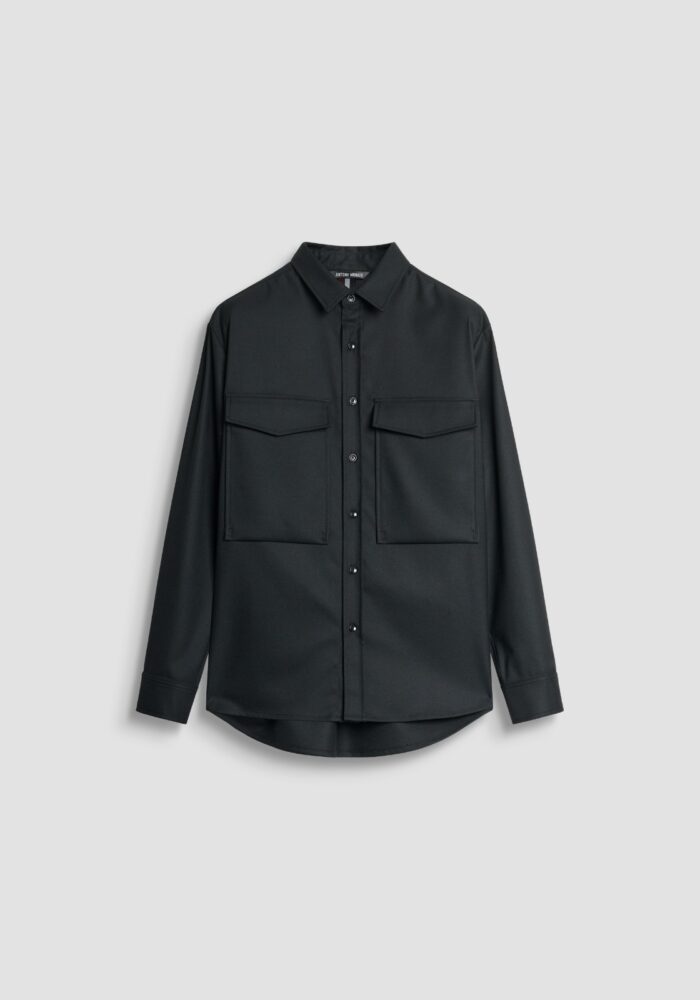 CAMISA RELAXED FIT PRETA  ANTONY MORATO - Imagen 1