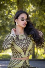 BLUSA ESTAMPA VERDE SAHOCO