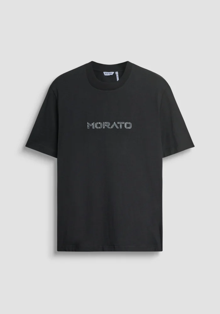 T-SHIRT PRETA COM LOGOTIPO ANTONY MORATO - Image 1