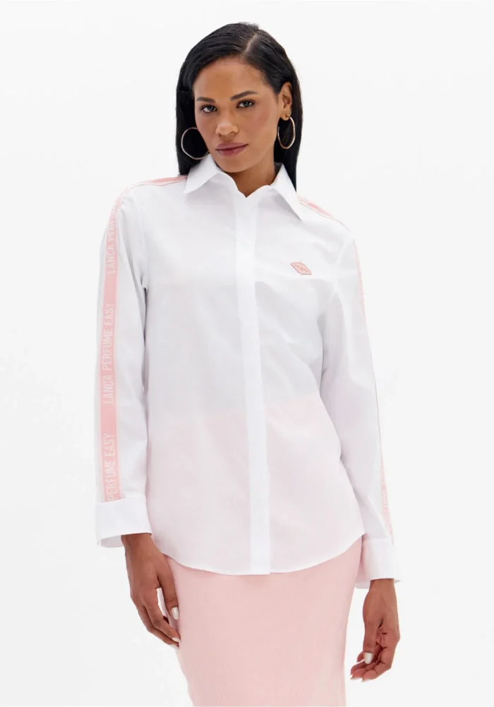 CAMISA BRANCA COM FITA GROGORÃO LANÇA PERFUME - Image 1