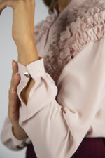 BLUSA ROSA COM FOLHOS SILVINA CAMPOS - Image 5