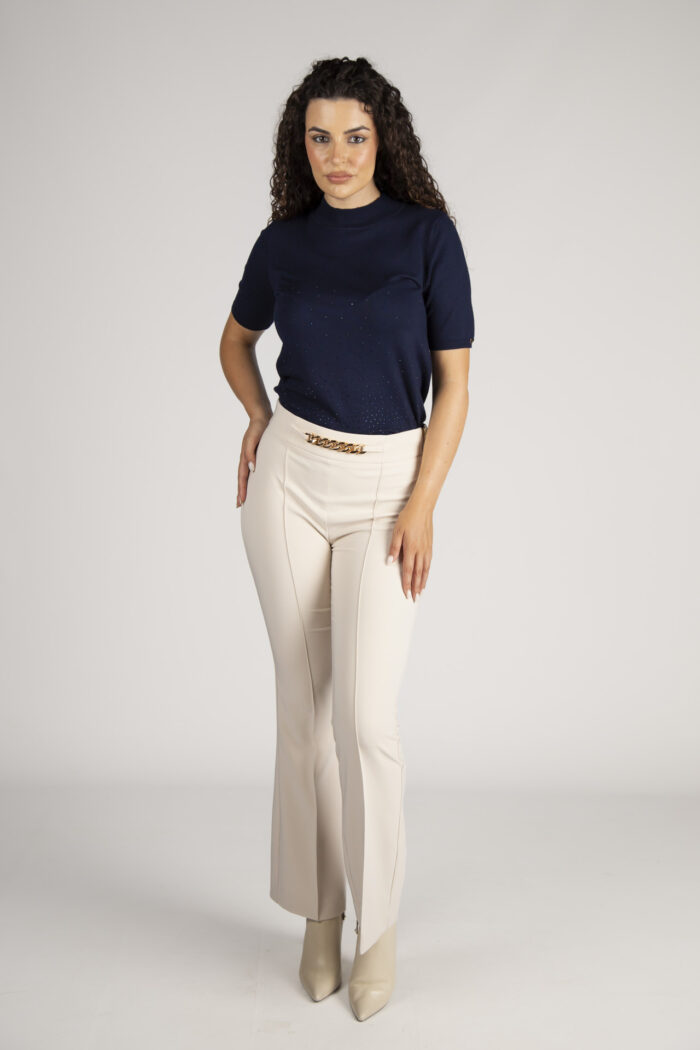 CALÇA BEGE COM CORRENTE SILVINA CAMPOS - Image 1
