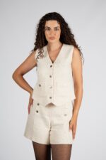 COLETE TWEED PÉROLA SILVINA CAMPOS
