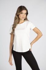 T-SHIRT BRANCA SILVINA CAMPOS