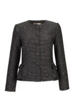 CASACO TWEED PRETO COM BRILHO SILVINA CAMPOS - Image 7