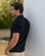 POLO TRICOT DESENHO ESPINHA PRETO ZOLF - Image 3