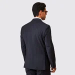 FATO AZUL COM RISCA DE GIZ SLIM FIT ZOLF - Image 3