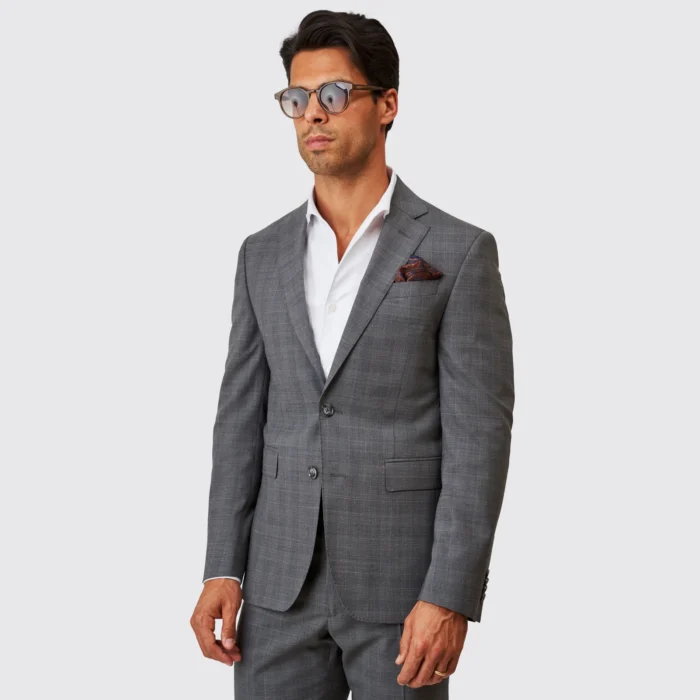 FATO CINZA PRINCIPE DE GALES SLIM FIT ZOLF - Image 2