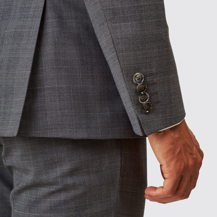 FATO TRESPASSE CINZA PRINCIPE DE GALES SLIM FIT ZOLF - Image 5