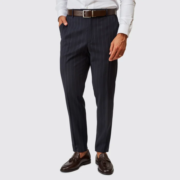 FATO TRESPASSE AZUL COM RISCA DE GIZ SLIM FIT ZOLF - Image 5