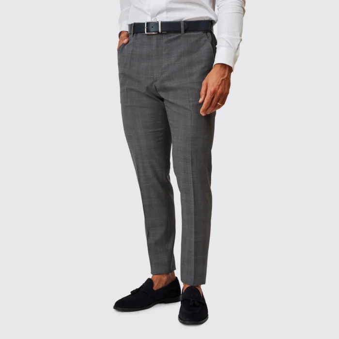 FATO TRESPASSE CINZA PRINCIPE DE GALES SLIM FIT ZOLF - Image 6