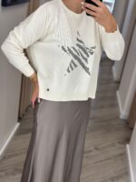 CAMISOLA OVERSIZED COM STRASS DE ESTRELA RUGA - Image 2