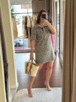 VESTIDO ESTILO CAMISEIRO ANIMAL PRINT PONTO CHIC - Image 3