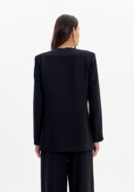 BLAZER PRETO COM DETALHE DE BRILHOS LANÇA PERFUME - Imagen 3