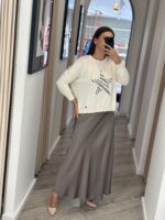 CAMISOLA OVERSIZED COM STRASS DE ESTRELA RUGA