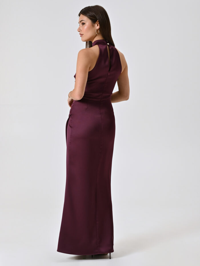 VESTIDO LONGO BORDO DECOTE HALTER RINASCIMENTO - Imagen 2