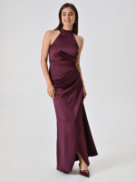 VESTIDO LONGO BORDO DECOTE HALTER RINASCIMENTO - Imagen 4