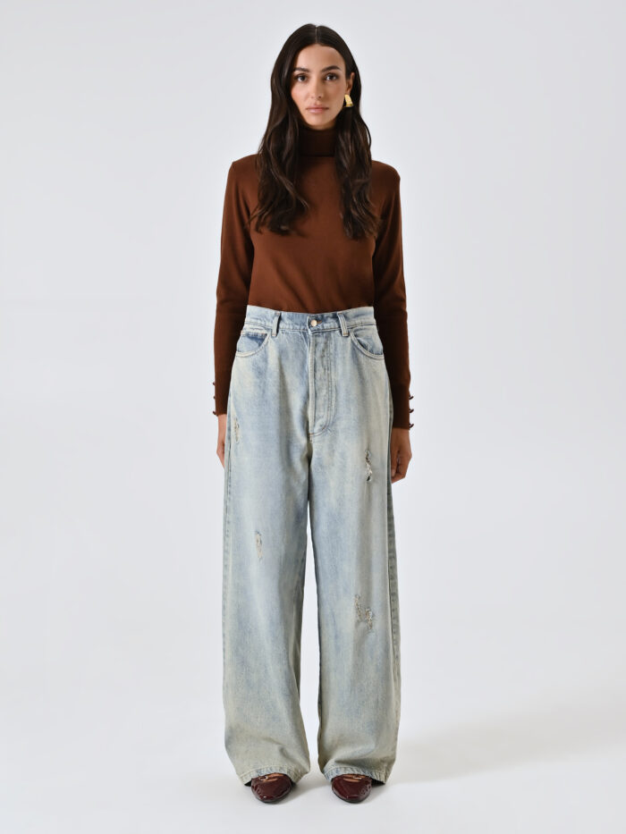 CALÇA JEANS LEVE DESGASTADA RINASCIMENTO - Image 1