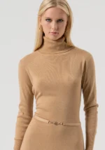 VESTIDO MIDI DE MALHA COM LUREX FRACOMINA - Image 2