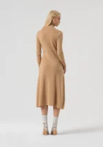 VESTIDO MIDI DE MALHA COM LUREX FRACOMINA - Image 4