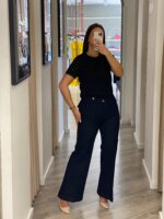 T-SHIRT PRETA SILVINA CAMPOS
