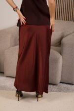 SAIA MIDI ACETIADA BORDO PONTO CHIC - Imagen 3