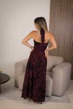 VESTIDO COMPRIDO TECIDO TRABAHADO PONTO CHIC - Image 6
