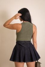 BODY VERDE TROPA PONTO CHIC - Imagen 4