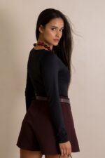 BODY PRETO COM APLICAÇÃO PONTO CHIC - Imagen 4
