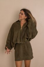 BOMBER VERDE PONTO CHIC - Image 2