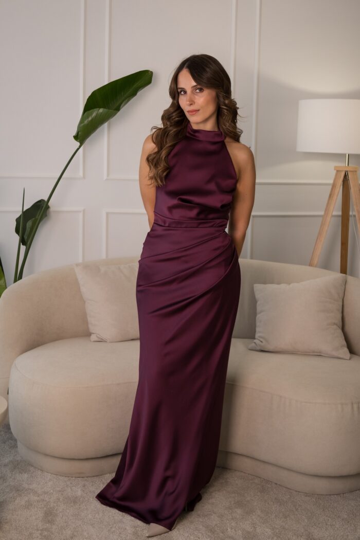 VESTIDO LONGO BORDO DECOTE HALTER RINASCIMENTO - Image 1