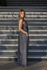 CALÇA PANTALONA CINZENTA COM PREGAS IMPERIAL - Image 3