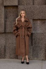 TRENCH CAMEL PONTO CHIC