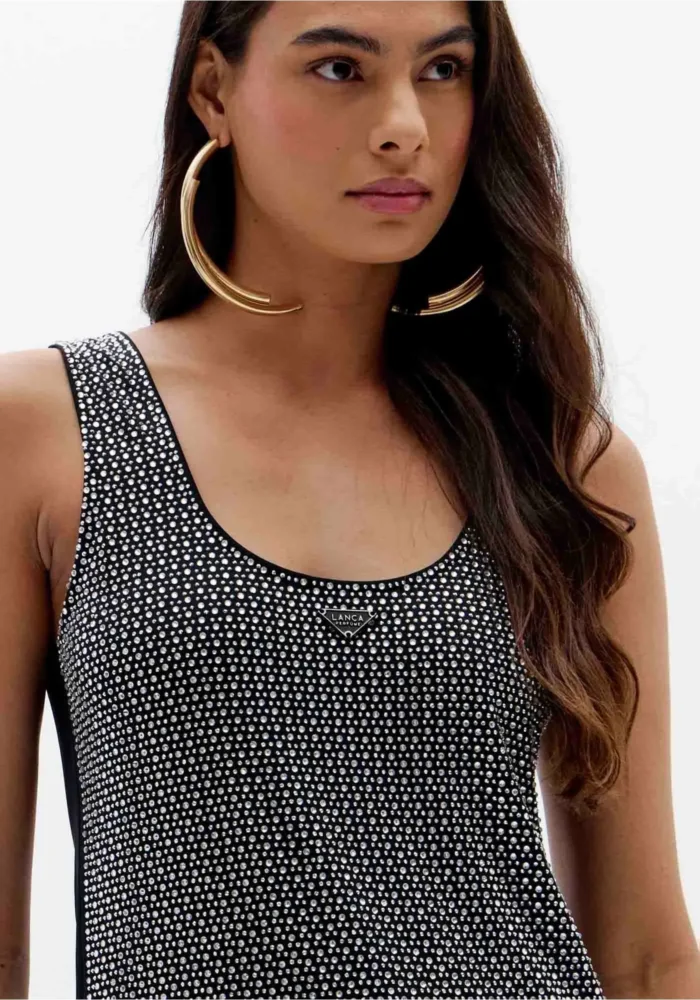 BLUSA CAVEADA COM LANTEJOULAS LANÇA PERFUME - Image 2