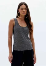 BLUSA CAVEADA COM LANTEJOULAS LANÇA PERFUME - Image 3