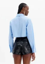 CAMISA AZUL CROPPED LANÇA PERFUME - Image 3