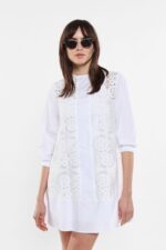 VESTIDO BRANCO CURTO RENDADO IMPERIAL