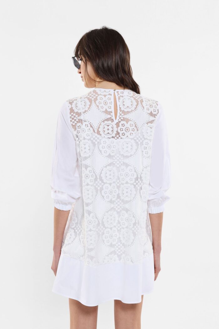 VESTIDO BRANCO CURTO RENDADO IMPERIAL - Image 5