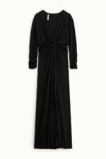 VESTIDO PRETO COM DETALHE DE ARGOLA IMPERIAL - Image 3