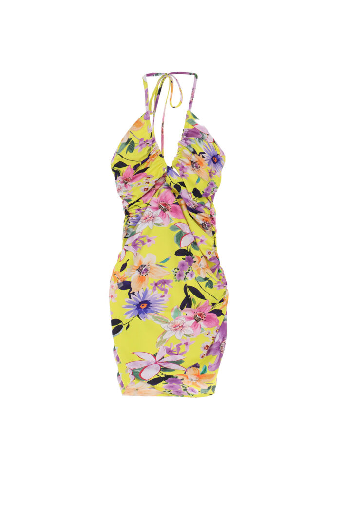 VESTIDO ESTAMPADO AMARELO DRAPEADO IMPERIAL - Image 2